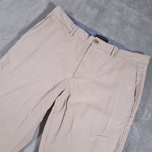 Banana Republic Aiden Fit Chino Pants Mens 35x30 Beige Cotton 424548-00